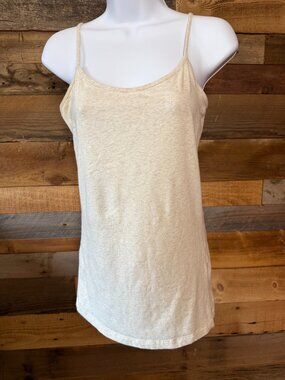 Forever 21 Heathered Taupe Spaghetti Strap Tank Top Basic Cami Layering Medium